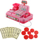 Cash Register Pretend Play Calculator Cash Register Toys with Scanner