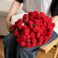 Crochet Rose Bouquet Throw Blanket Handmade-Style 1