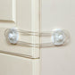 4Pcs Self-Adhesive Kids Home Security Cabinet Door Locks