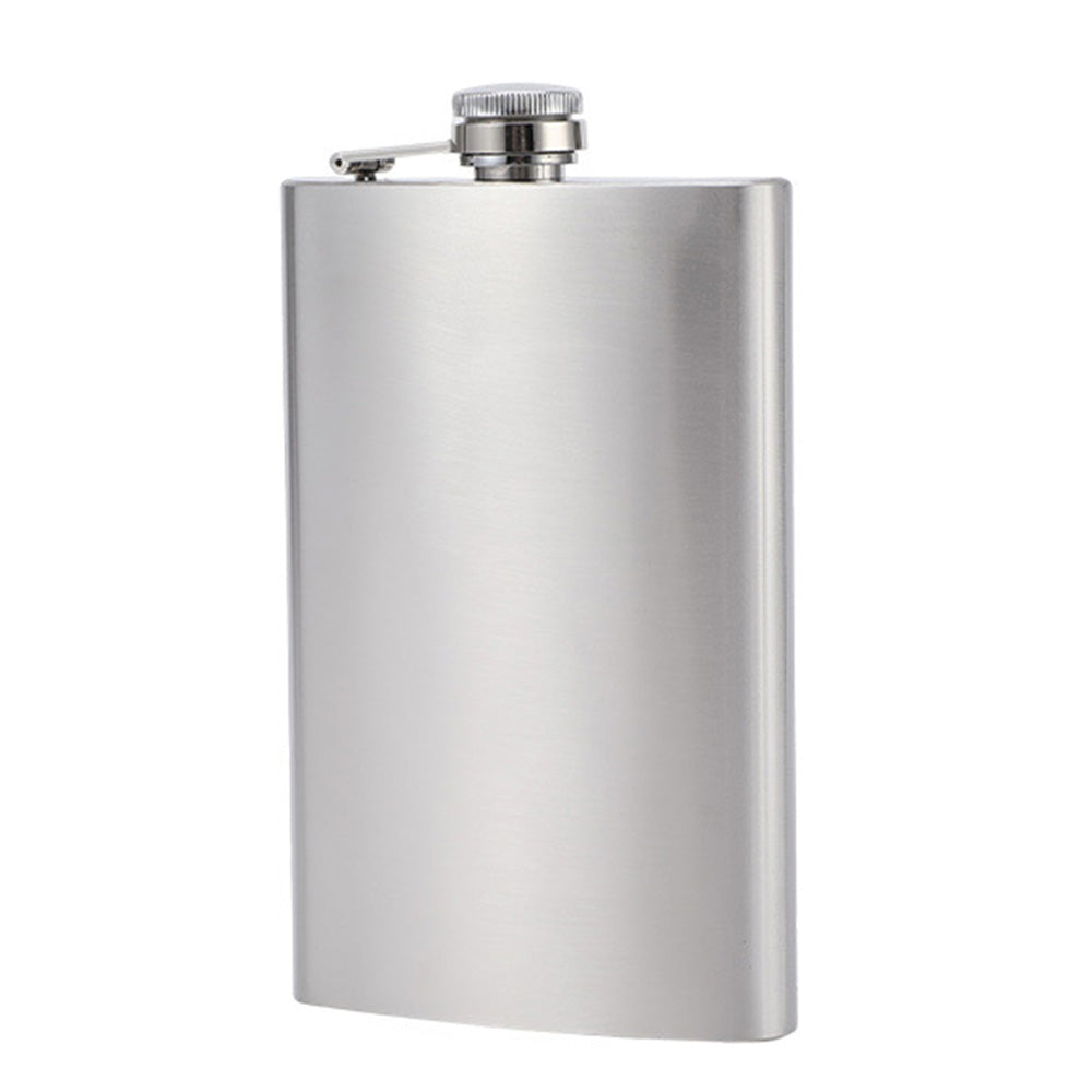 Stainless Steel Hip Flask for Men Portable Leak Resistant Pocket Liquor Bottle for Outdoor Travel