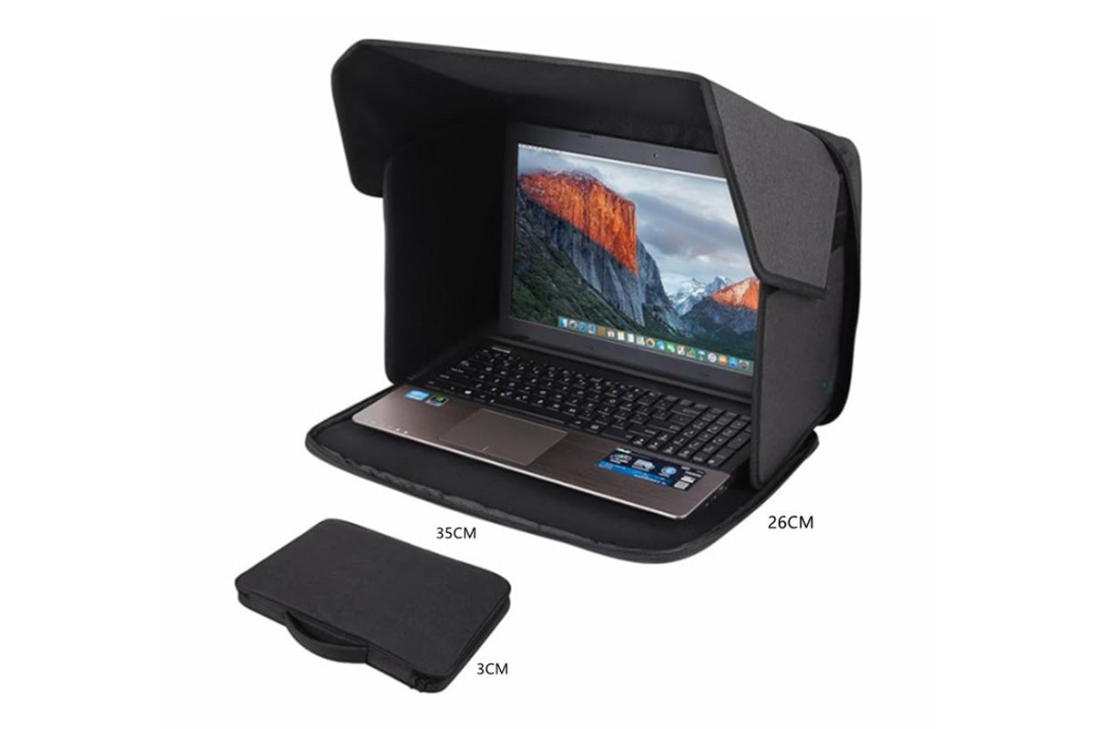 Outdoor Laptop and Tablet Sun Shade Privacy Hood