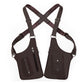Outdoor Double Shoulder Armpit Bag with Multiple Pockets