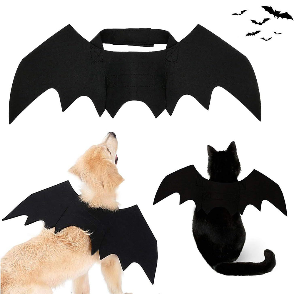 Pet Halloween Costume Bat Wings Black Bat Wings for Cat Dog Puppy