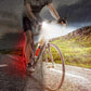 USB Rechargeable Bike Light Set with 4+6 Modes Waterproof Bicycle Lights