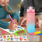 DIY Water Bottle with Stickers Attractive Decorate Your Own Water Bottle Kit