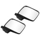 1 Pair Adjustable Golf Cart Universal Side Rear View Mirrors For Club EZGO Yamaha
