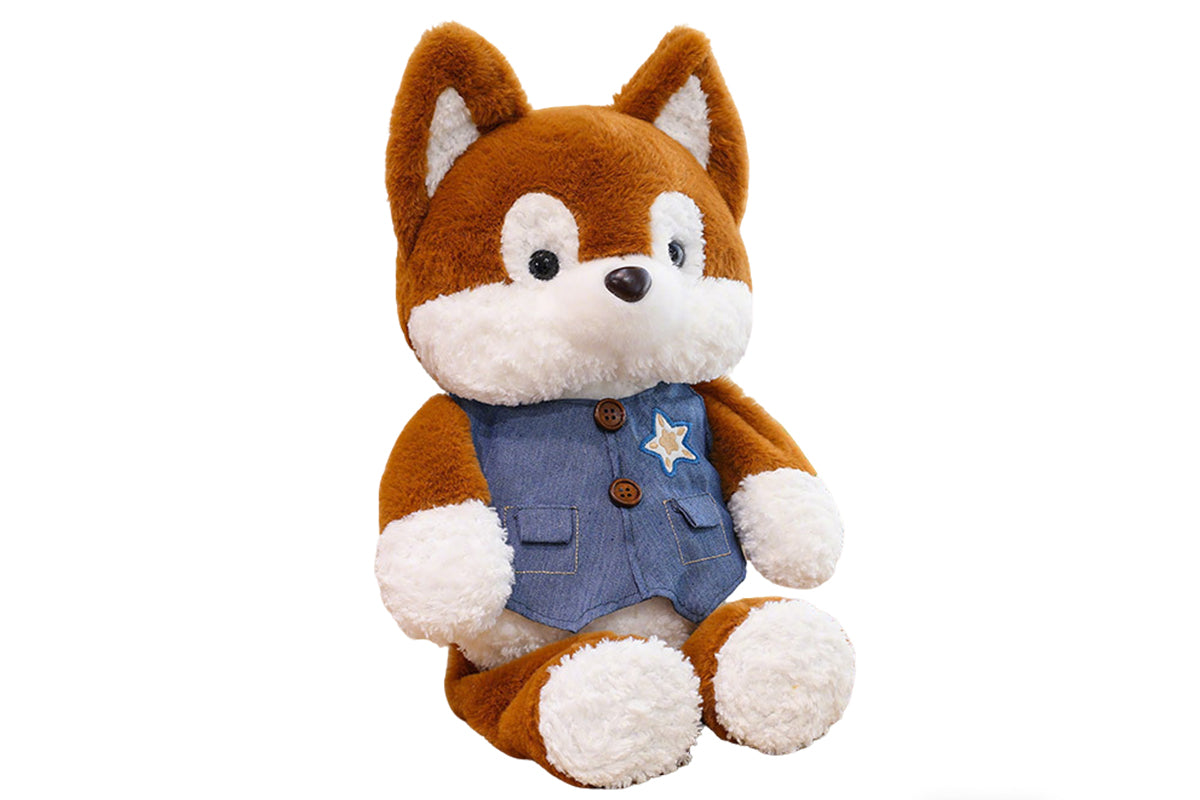 Soft Plush Toy Husky Stuffed Animal Cuddly Dog Doll Teddy
