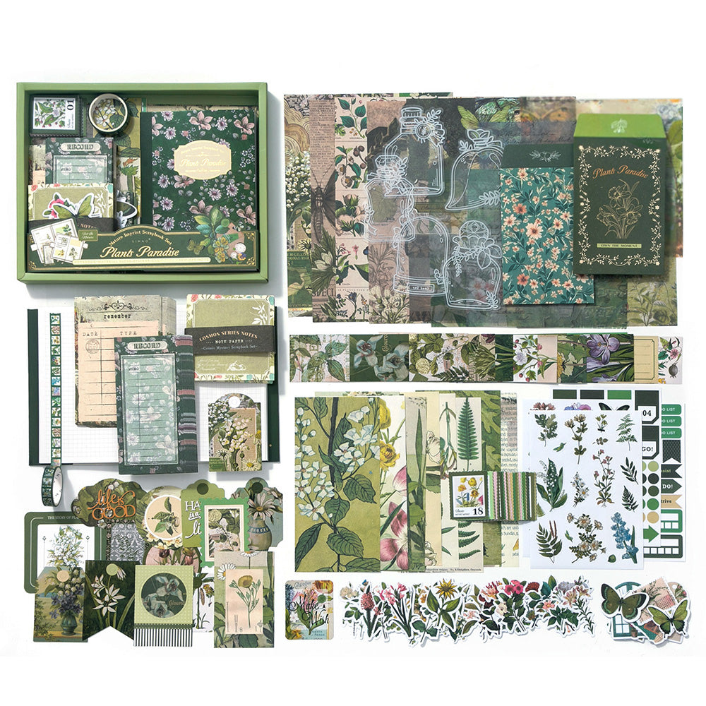Vintage Scrapbook Kit Bullet Junk Journal Kit with Journaling and Scrapbooking Supplies