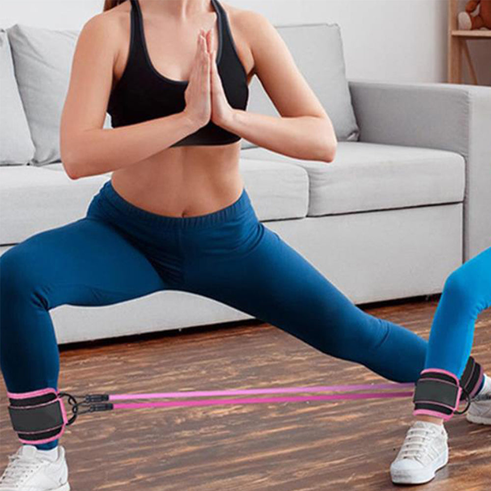 Ankle Resistance Bands With Cuffs TPE Booty Workout Equipment For Working Out