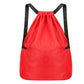 Sport Drawstring Backpack With 2 Pockets Large Capacity Basketball Bag