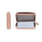 Genuine Leather RFID Blocking Card Holder Wallet with Zipper