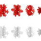 8Pcs 3D Wooden Snowflake Table Decor Christmas Winter Wonderland Centerpiece