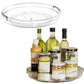 Clear Rotating Lazy Susan for Kitchen Bathroom Vanity Organization