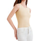 Thermal Underwear Round Neck Slim Fit Fall Winter Warm Baselayer Top for Women-Apricot
