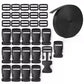 Buckle and Strap Kit Nylon Strap with Triglide Clips for Backpack Dog Collar