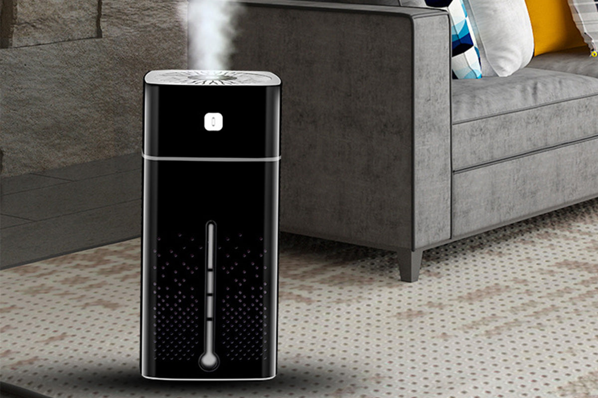 Air Humidifier Cool Mist with LED Light for Bedroom Office Desktop Home 1L