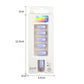 3Sets Reusable Solid Color Fake Nails Press On Manicure