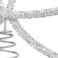Sparkling Christmas Tree Top Bow for Holiday Decoration