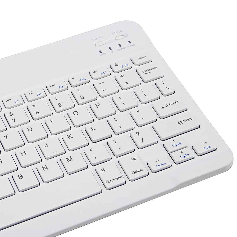 Ultra-Slim Bluetooth Keyboard Portable Mini Wireless Rechargeable Keyboard For IOS Windows