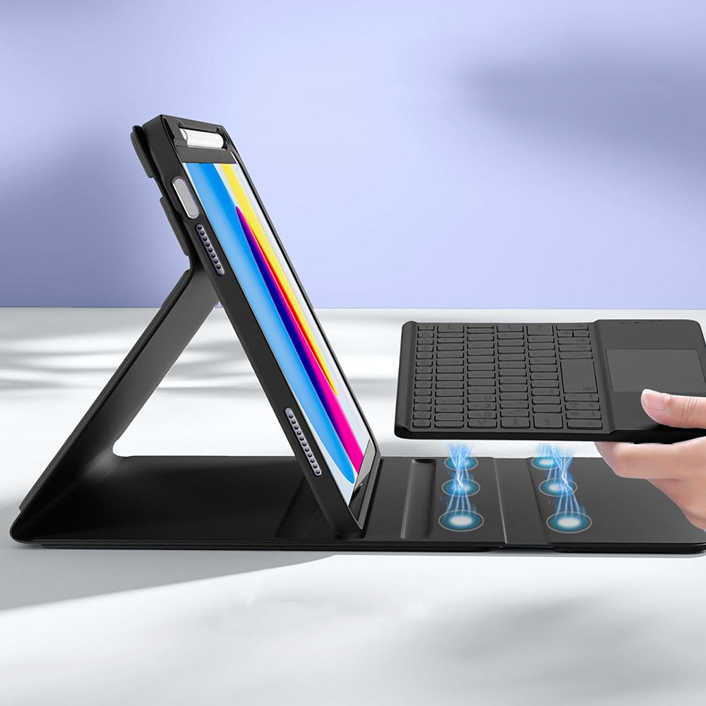 Keyboard Case with Touchpad and 7 Color Backlight for iPad 10th and 11th Gen