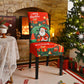 4Pcs Christmas Santa Chair Cover Decorations Xmas Chair Slipcover Creative Pattern