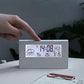 Digital Desktop Clock with Temperature Humidity Display-Transparent