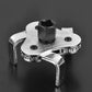 2Pcs Stainless Steel 3 Jaw Oil Filter Adjustable Wrench Remover for Car