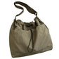 Nylon Crossbody Shoulder Tote Bag Large Capacity Drawstring Bucket Bag