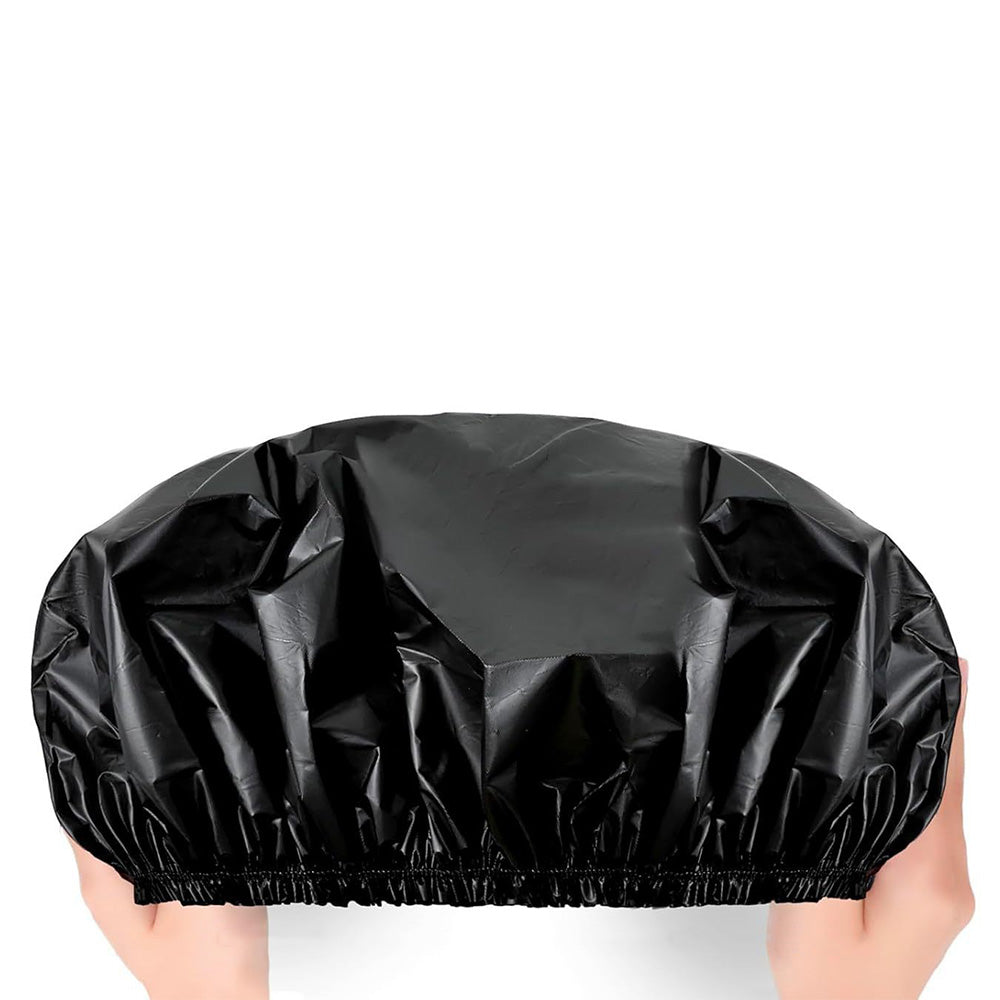 2 Pack Extra Large Waterproof Reusable PEVA Shower Caps for Long Hair