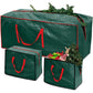 3pcs Large Christmas Tree Storage Bags PE Water-Resistant with Reinforced Handles and Zipper