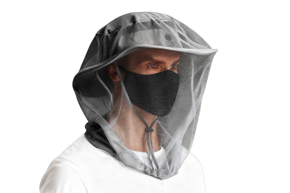 5Pcs Mosquito Head Net Bug Net Hat for Camping Hiking Fishing Gardening