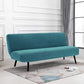 Armless Solid Color Stretch Folding Sofa Bed Cover