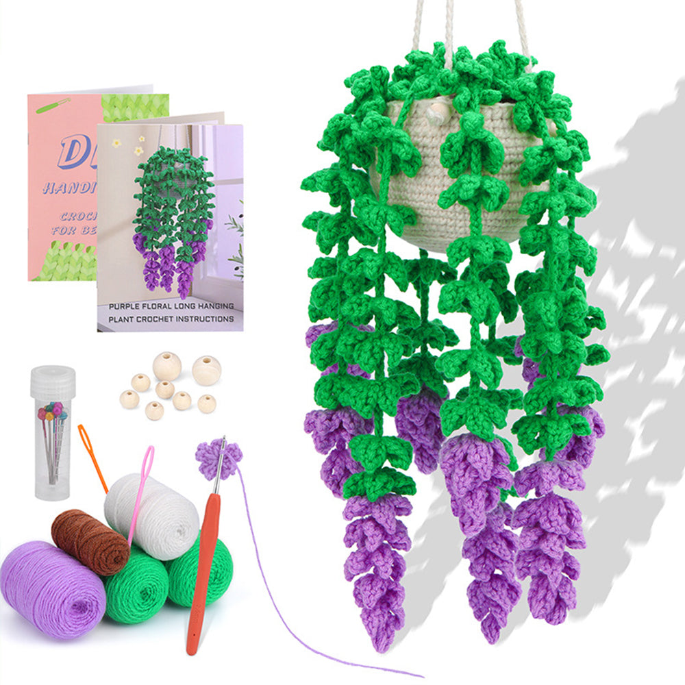 DIY Crochet Kit Crochet Hanging Plant Ornament