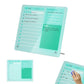 Thick Acrylic Dry Erase Board for Desk Planner with Stand