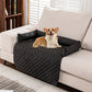 Plaid Water-resistant Sofa Pet Blanket Mat with Pillow