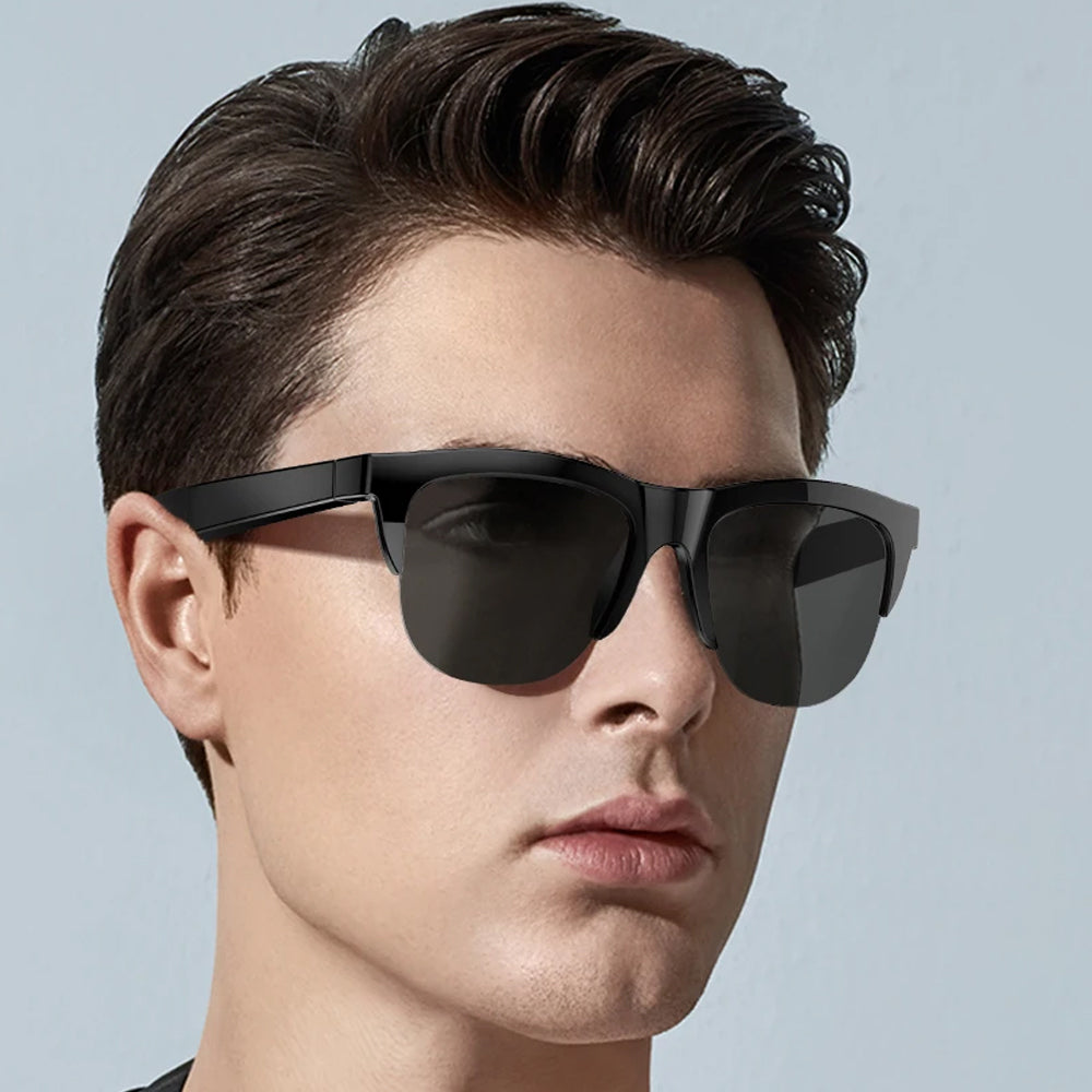 Bluetooth 5.3 Smart Glasses Wireless Headphone Audio Music Sunglasses