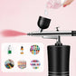Portable Airbrush Kit with Compressor for Nails Manicure Art Cake Painting Makeup