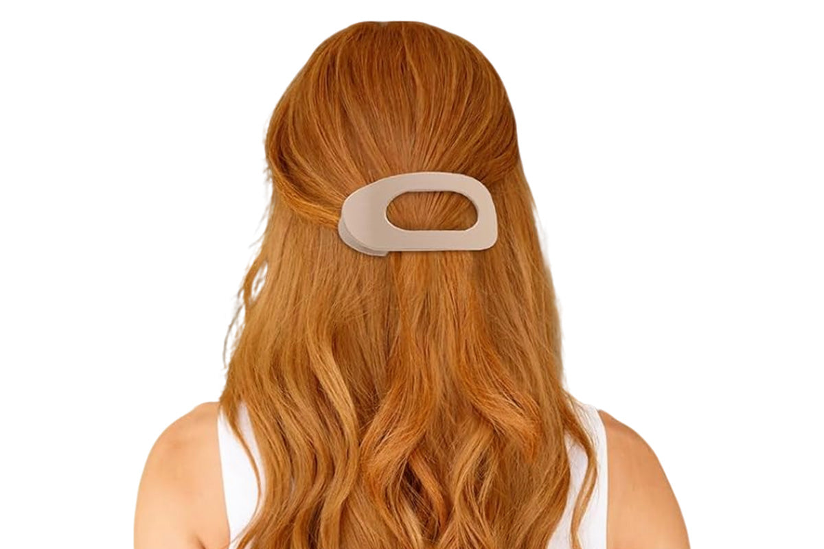 4-Piece Flat Hair Claw Clips Set for Women Strong Hold Styling