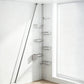 6 Tier Telescopic Shower Caddy Corner Carbon Steel Corner Shelf for Bathroom Kitchen
