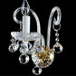 10Pcs Clear Crystal Pendants Crystal Glass Chandelier Prism for Curtain Lamp Garden