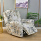 4 Pieces Set Printed Recliner Chair Cover
