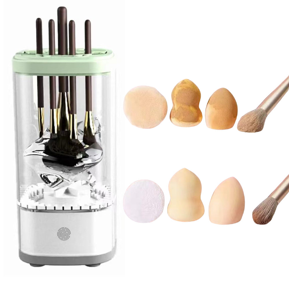 Electric Makeup Brush Cleaner and Dryer Machine Automatic Brush Fast Cleaning Tool