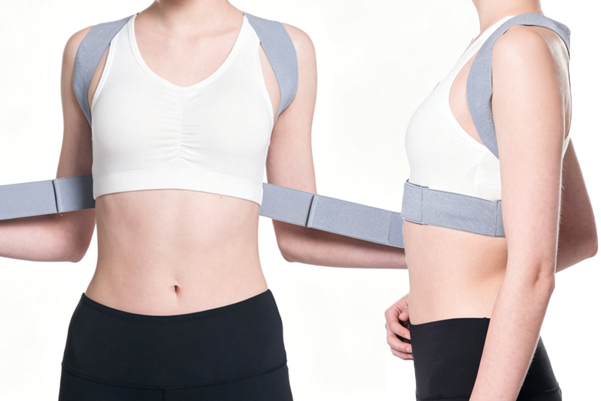 Unisex Adjustable Posture Corrector Back Brace for Adults