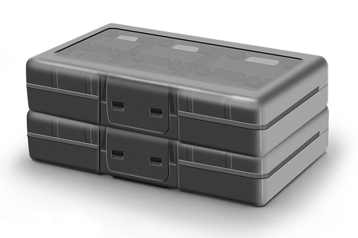 2PCS 24 In 1 Game Card Storage Box Game Card Box Organizer Compatible With Nitendo Switch