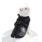 Dog Winter Jacket Padded Pet Clothes with Zipper Warm Vest Coat Comfortable Pet Vest-Black