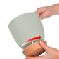 3Pcs Round Self Watering Planters Pot with Drainage Hole and Tray