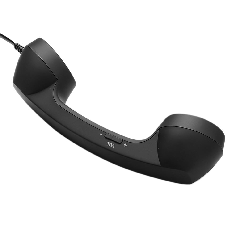 1M Retro Wired Handheld Telephone Handset with Microphone Type C Plug for Smartphones PC