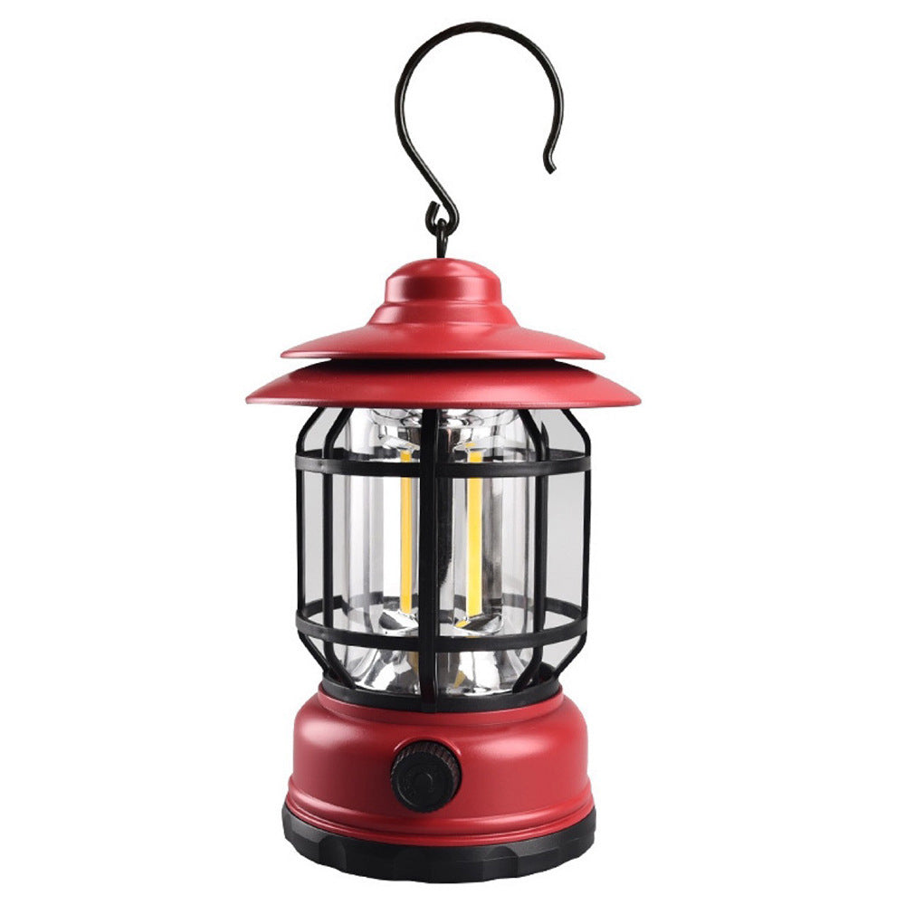 Rechargeable Retro Tent Camping Night Lamp