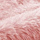 Non Slip Shaggy Bath Mat Ultra Soft Thick Fluffy Pile Non Slip Bath Rug-Pink