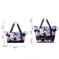 2Pcs Gradient Color Expandable Large-Capacity Travel Foldable Duffle Bag